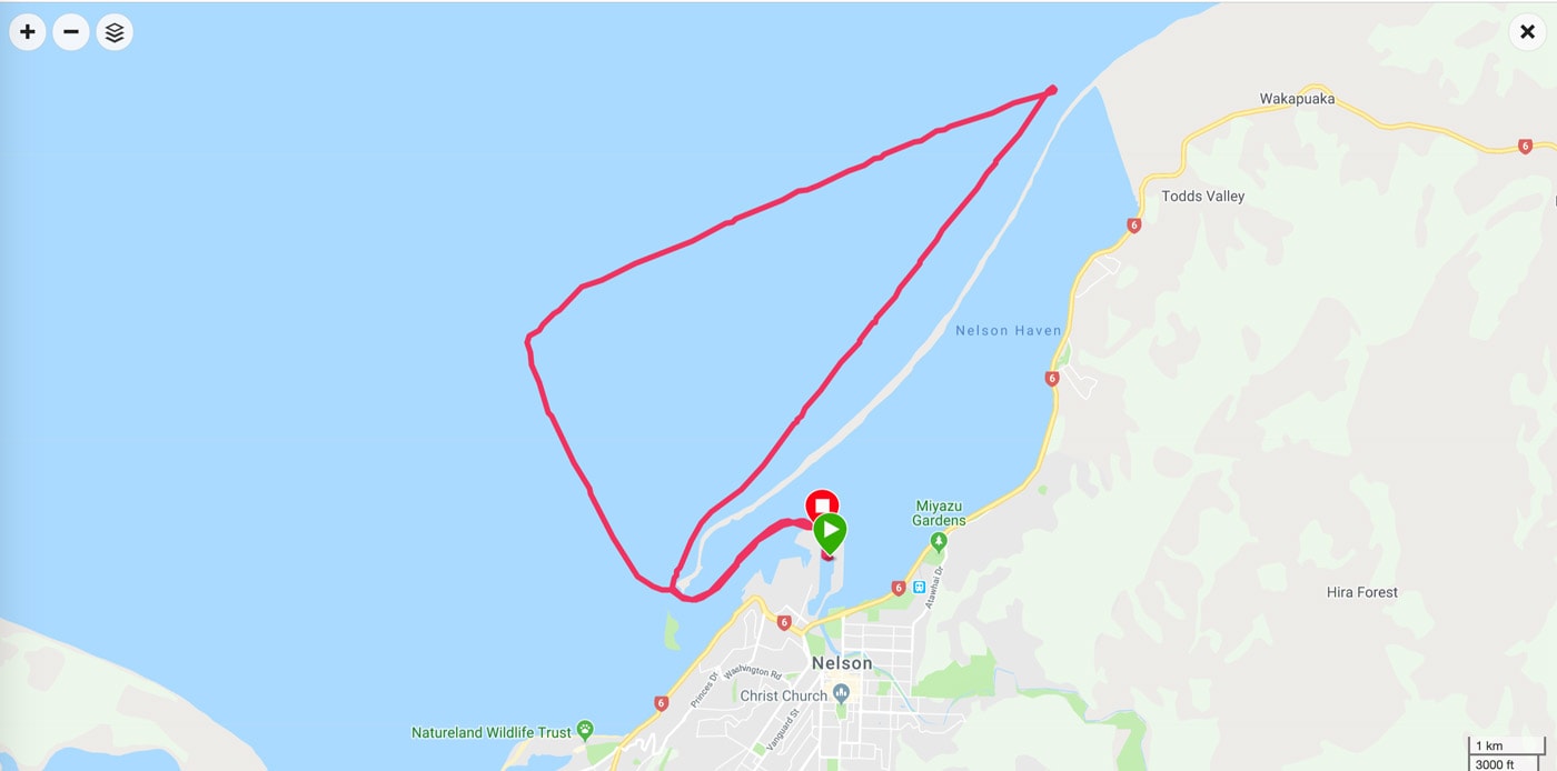 Route Map Marina, Cardinal Marker, Schnappers Point